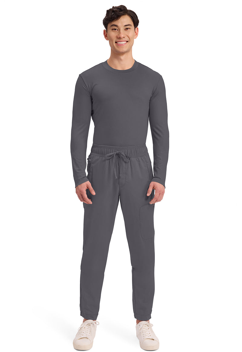 Pewter - Cherokee Cherokee WW Revolution Men's Scrub Pants - Detail 1 View