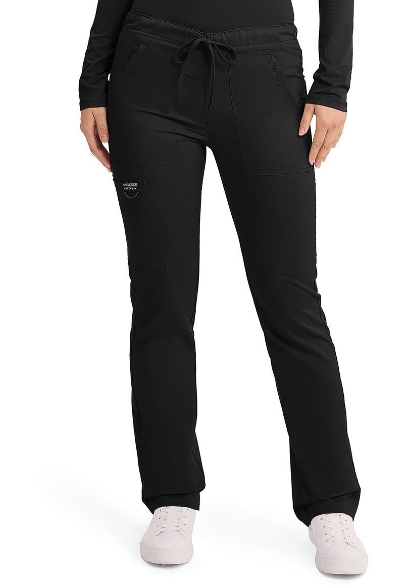 Black - Cherokee WW Revolution Unisex Scrub Pants - Front View