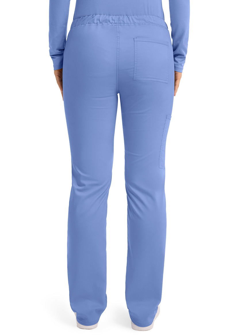 Ciel Blue - Cherokee WW Revolution Unisex Scrub Pants - Back View