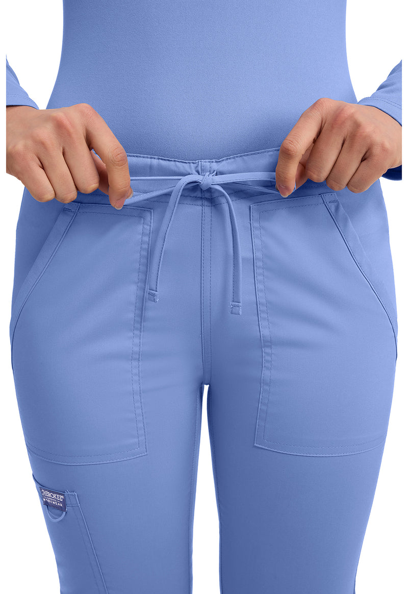 Ciel Blue - Cherokee Cherokee WW Revolution Unisex Scrub Pants - Detail 3 View