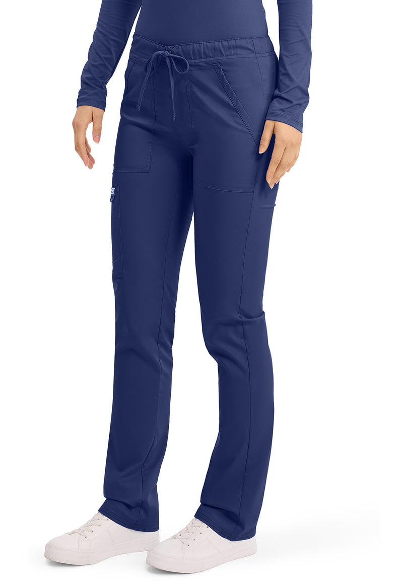 Navy - Cherokee Cherokee WW Revolution Unisex Scrub Pants - Left Side View