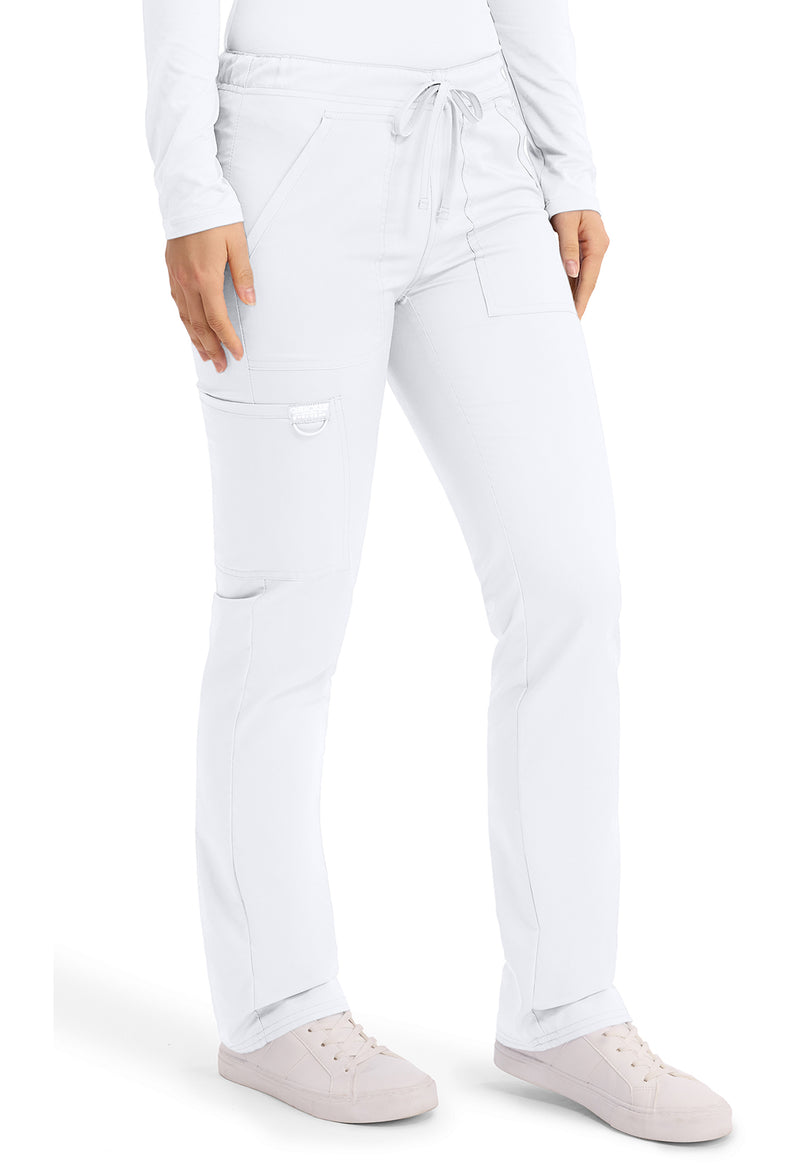 White - Cherokee Cherokee WW Revolution Unisex Scrub Pants - Right Side View