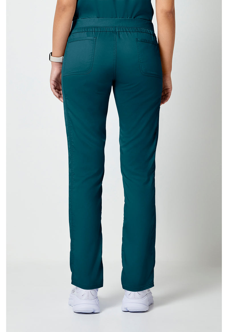 Caribbean Blue - Cherokee WW Revolution Women Scrub Pants - Back View