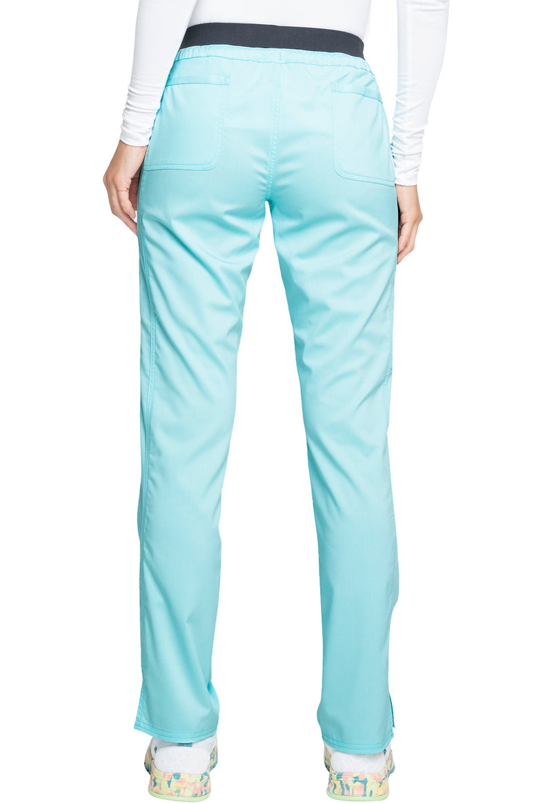 Crystal Beach - Cherokee WW Revolution Women Scrub Pants - Back View