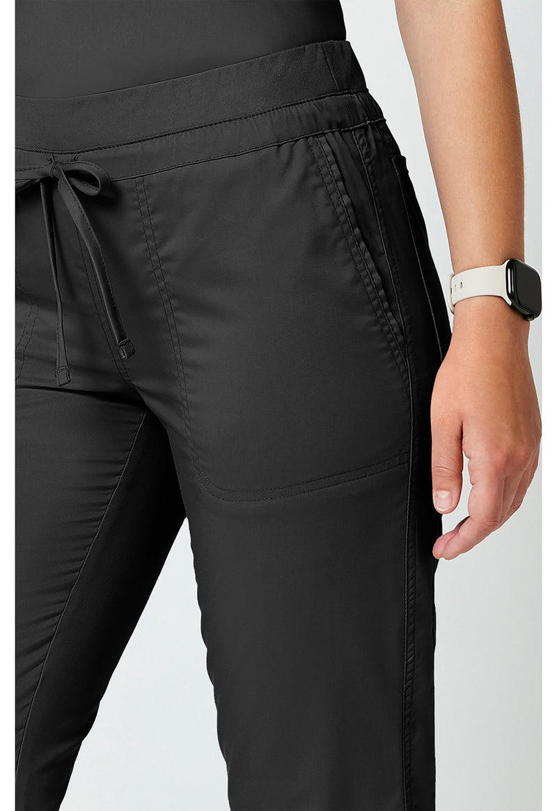 Black - Cherokee Cherokee WW Revolution Women's Scrub Pants - Detail 4 View