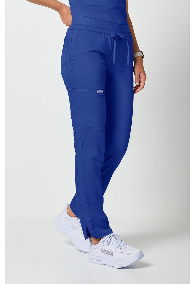 Galaxy Blue - Cherokee Cherokee WW Revolution Women's Scrub Pants - Right Side View