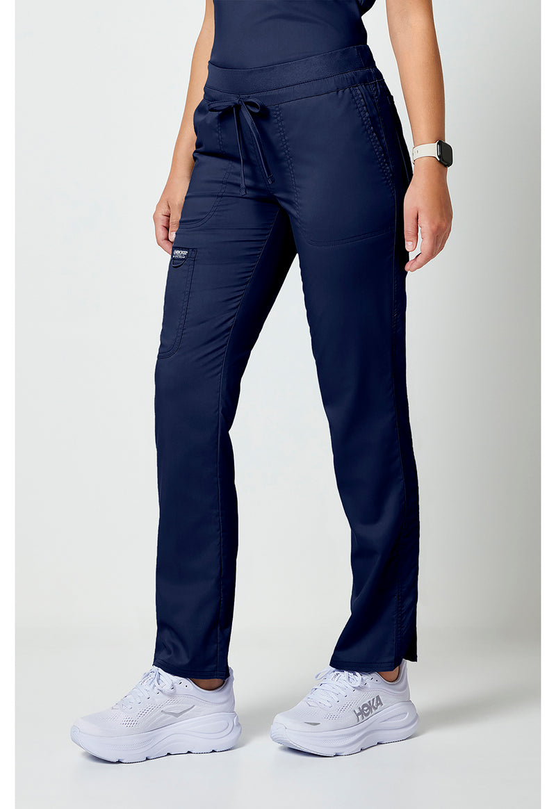 Navy - Cherokee Cherokee WW Revolution Women's Scrub Pants - Left Side View