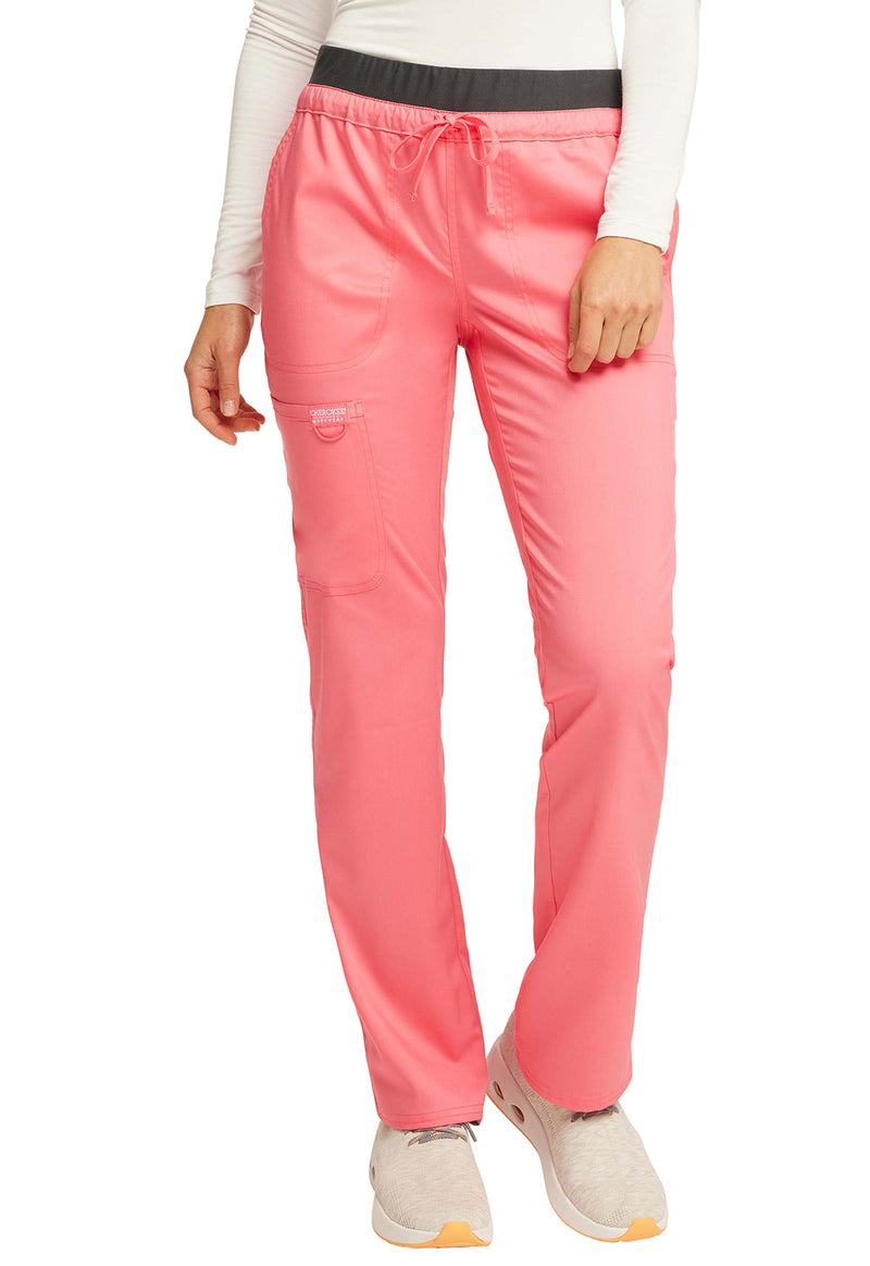 Pink Melon - Cherokee Cherokee WW Revolution Women's Scrub Pants - Detail 1 View
