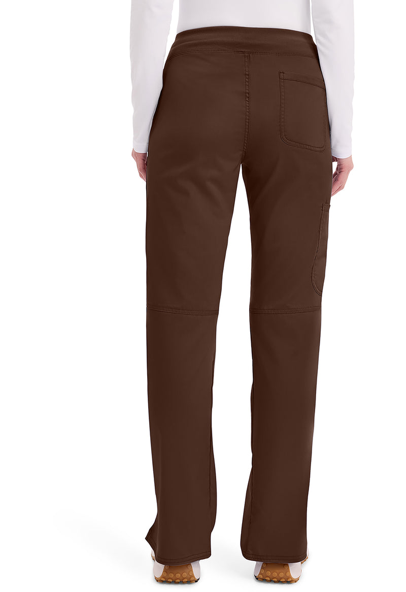 Espresso - Cherokee WW Revolution Women Scrub Pants - Back View