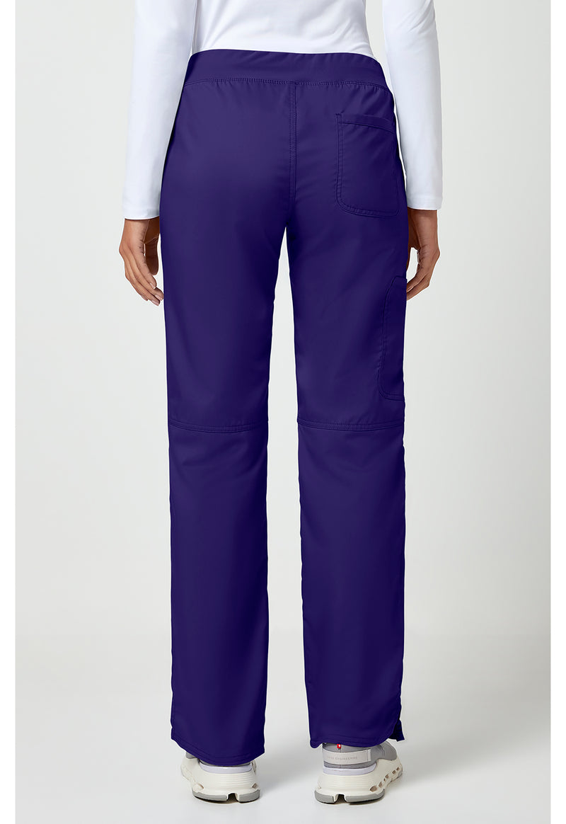 Grape - Cherokee WW Revolution Women Scrub Pants - Back View