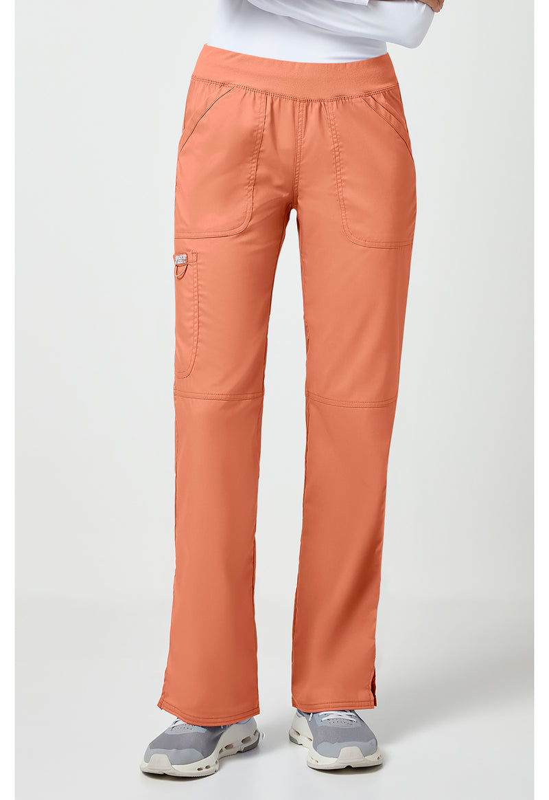 Papaya Juice - Cherokee WW Revolution Women Scrub Pants - Front View
