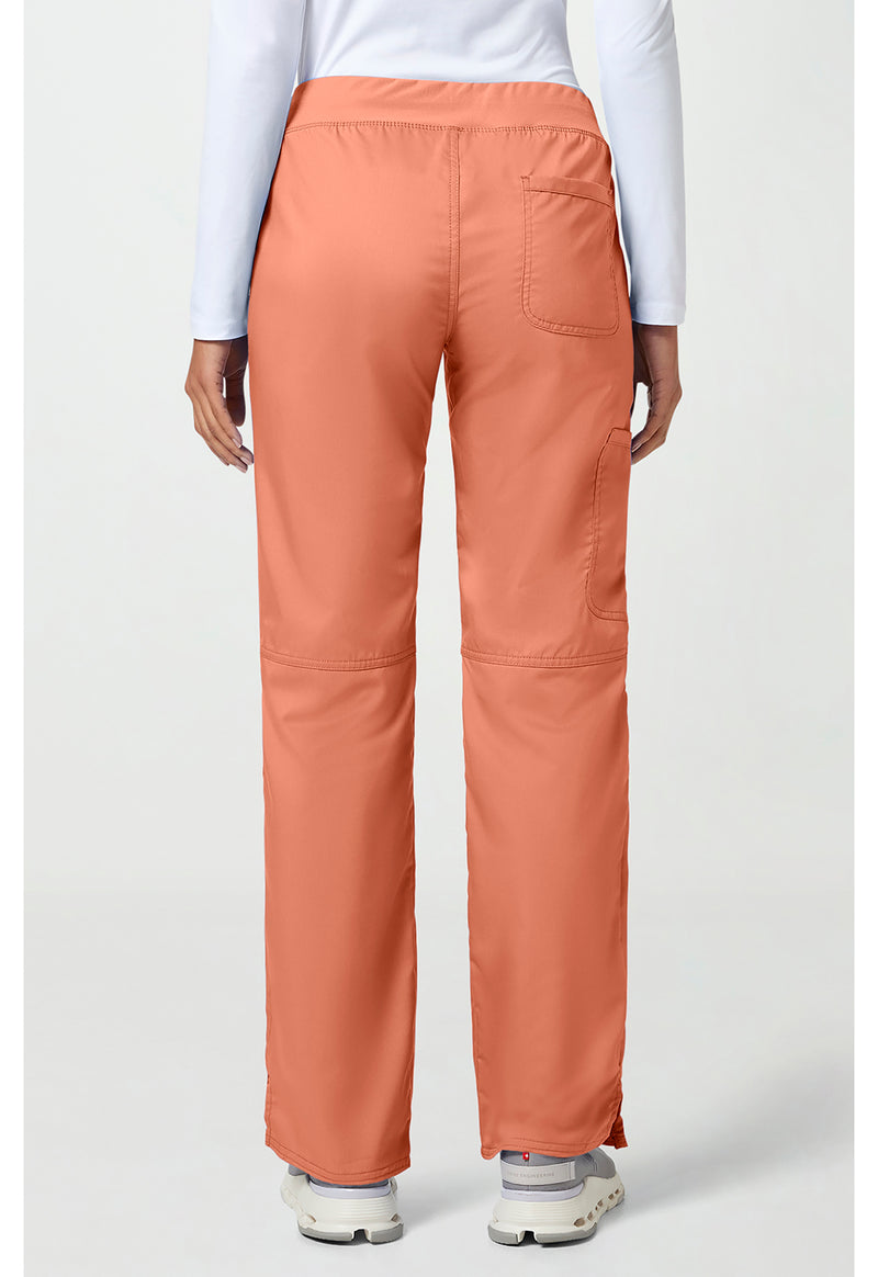 Papaya Juice - Cherokee WW Revolution Women Scrub Pants - Back View