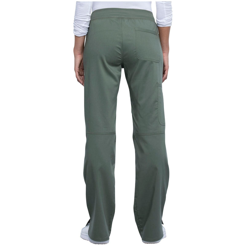 olive - Mid Rise Straight Leg Pull-on Pant