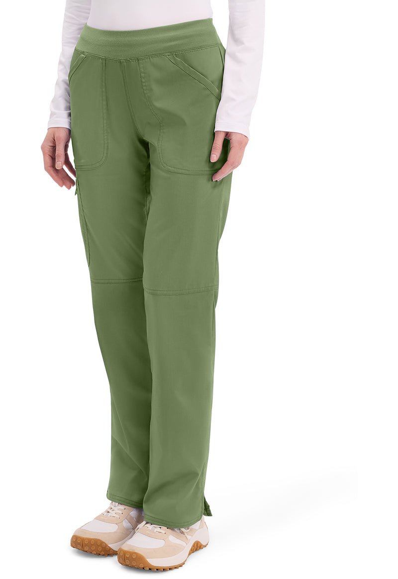 Celery Green - Cherokee Cherokee WW Revolution Women's Scrub Pants - Left Side View