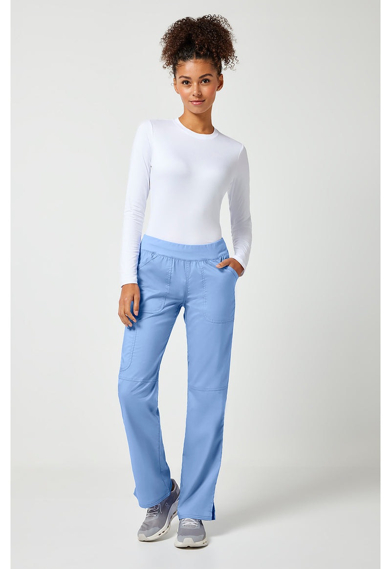 Ciel Blue - Cherokee Cherokee WW Revolution Women's Scrub Pants - Detail 1 View