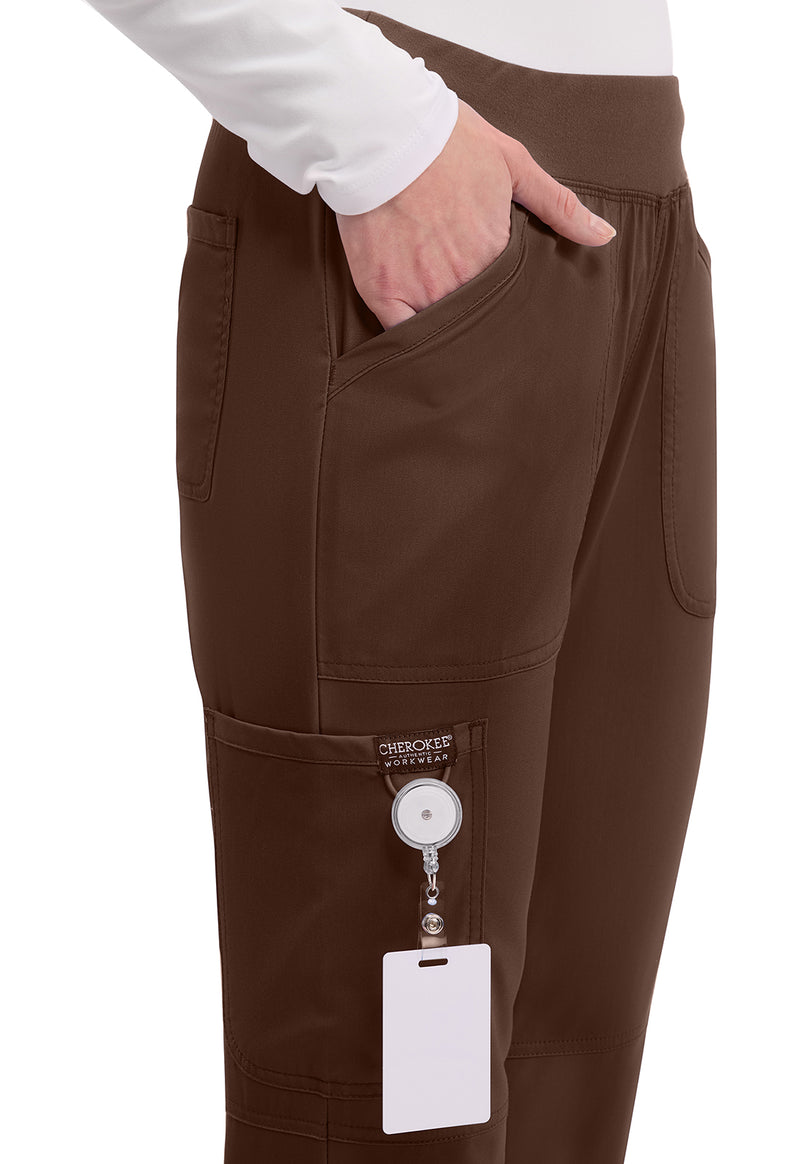 Espresso - Cherokee Cherokee WW Revolution Women's Scrub Pants - Detail 2 View