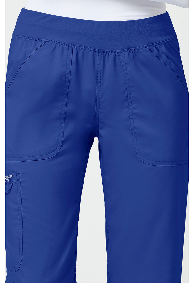 Galaxy Blue - Cherokee Cherokee WW Revolution Women's Scrub Pants - Detail 2 View