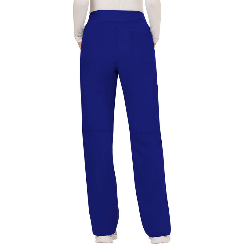 galaxy blue - Mid Rise Straight Leg Pull-on Pant