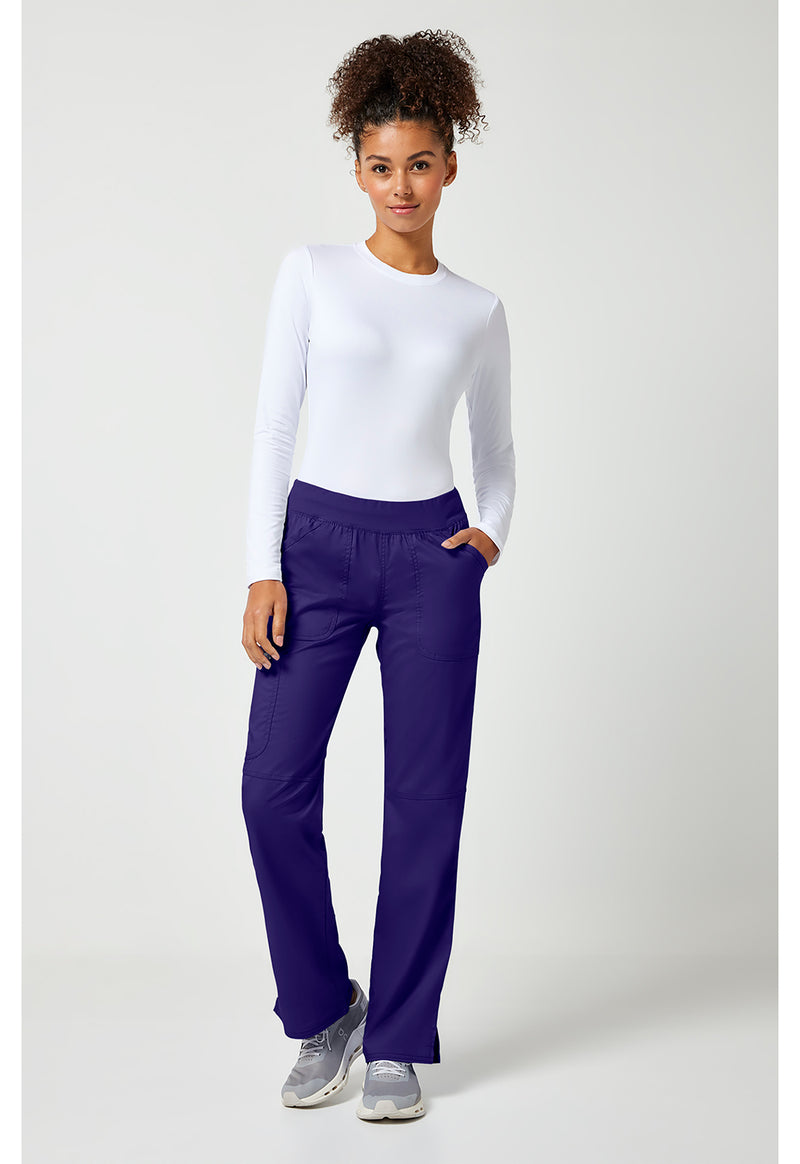 Grape - Cherokee Cherokee WW Revolution Women's Scrub Pants - Detail 1 View
