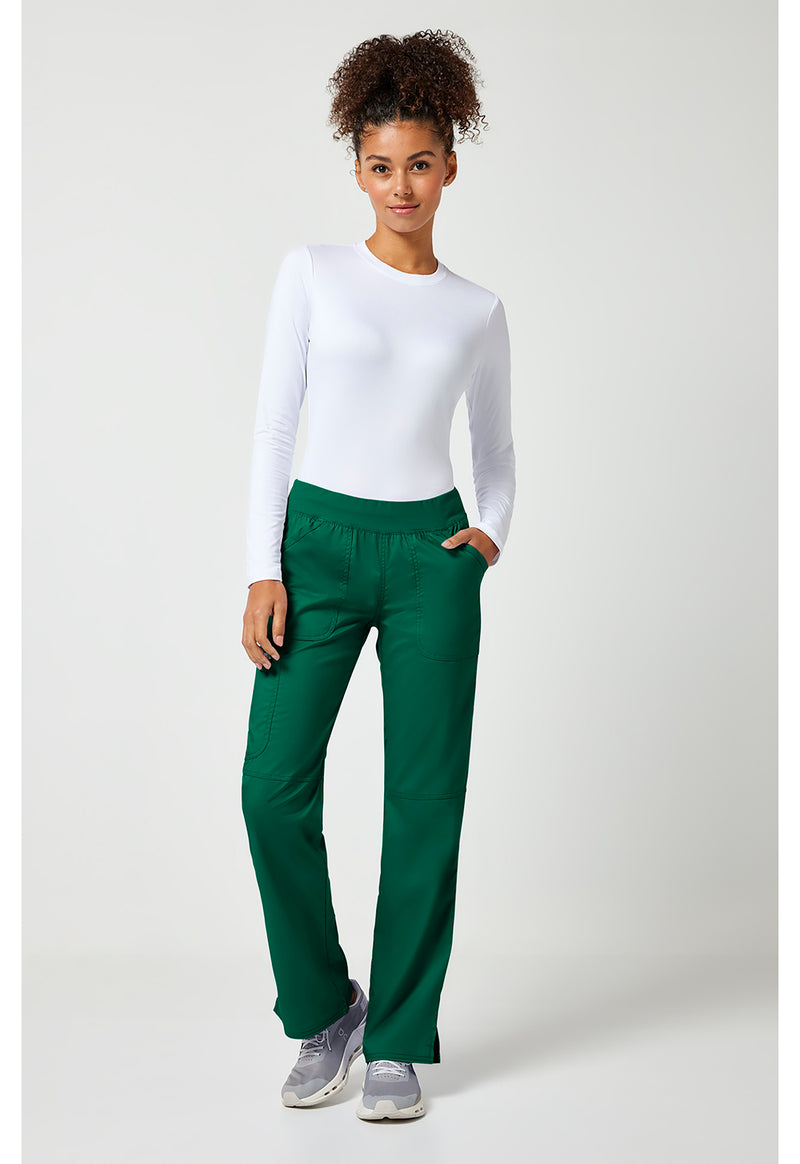 Hunter Green - Cherokee Cherokee WW Revolution Women's Scrub Pants - Detail 1 View