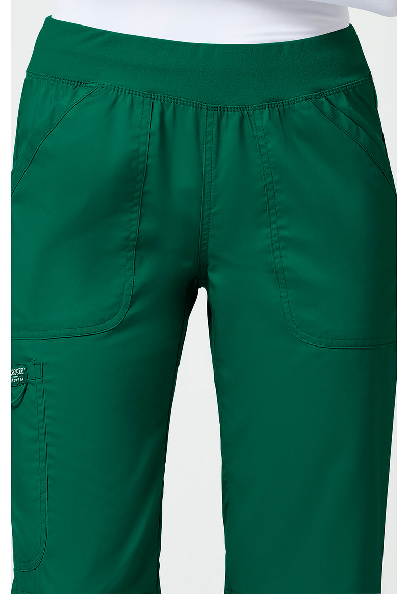 Hunter Green - Cherokee Cherokee WW Revolution Women's Scrub Pants - Detail 2 View