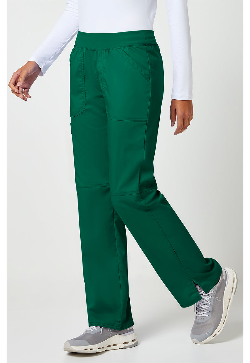 Hunter Green - Cherokee Cherokee WW Revolution Women's Scrub Pants - Left Side View