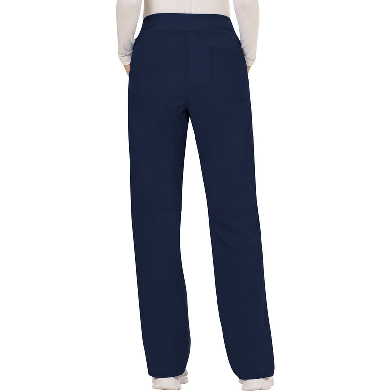 navy - Mid Rise Straight Leg Pull-on Pant