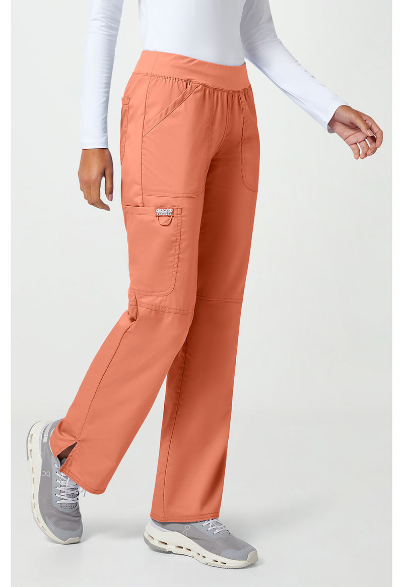 Papaya Juice - Cherokee Cherokee WW Revolution Women's Scrub Pants - Right Side View