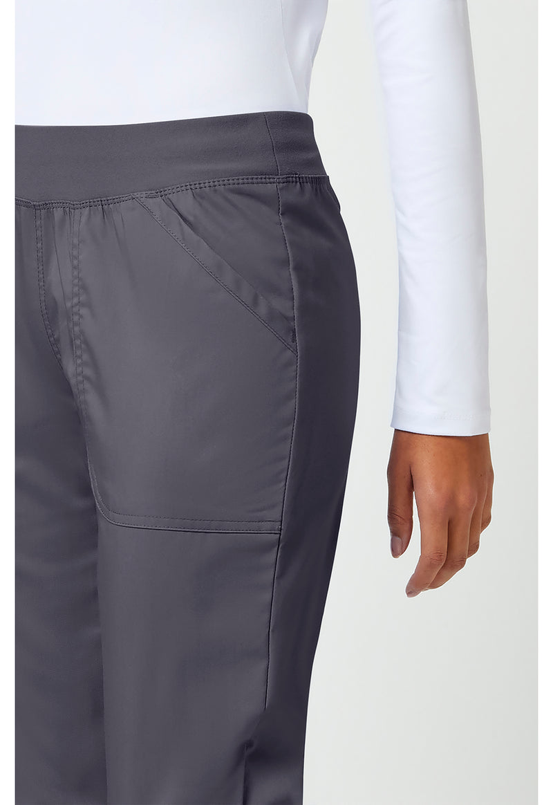 Pewter - Cherokee Cherokee WW Revolution Women's Scrub Pants - Detail 4 View