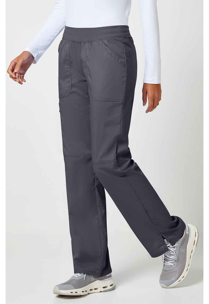 Pewter - Cherokee Cherokee WW Revolution Women's Scrub Pants - Left Side View