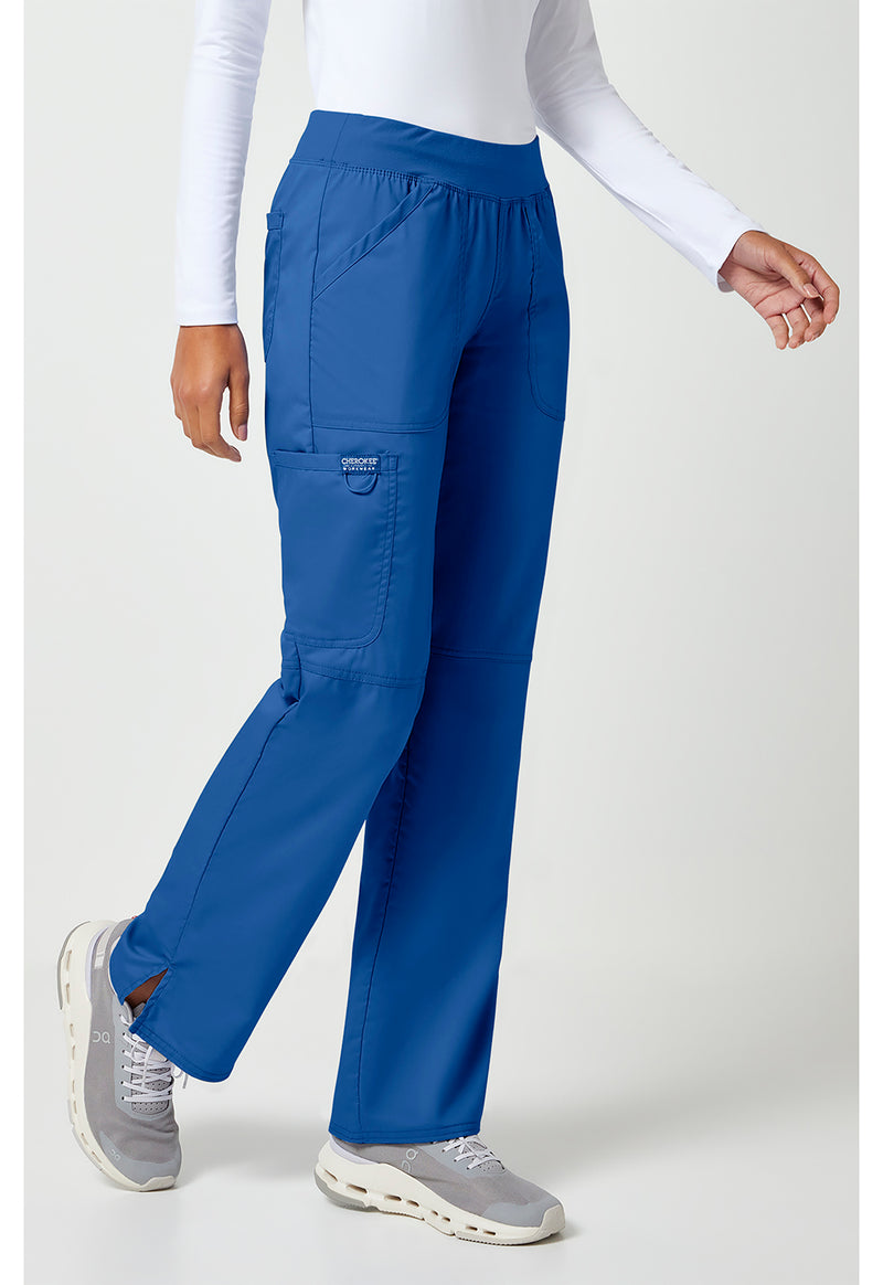 Royal - Cherokee Cherokee WW Revolution Women's Scrub Pants - Right Side View