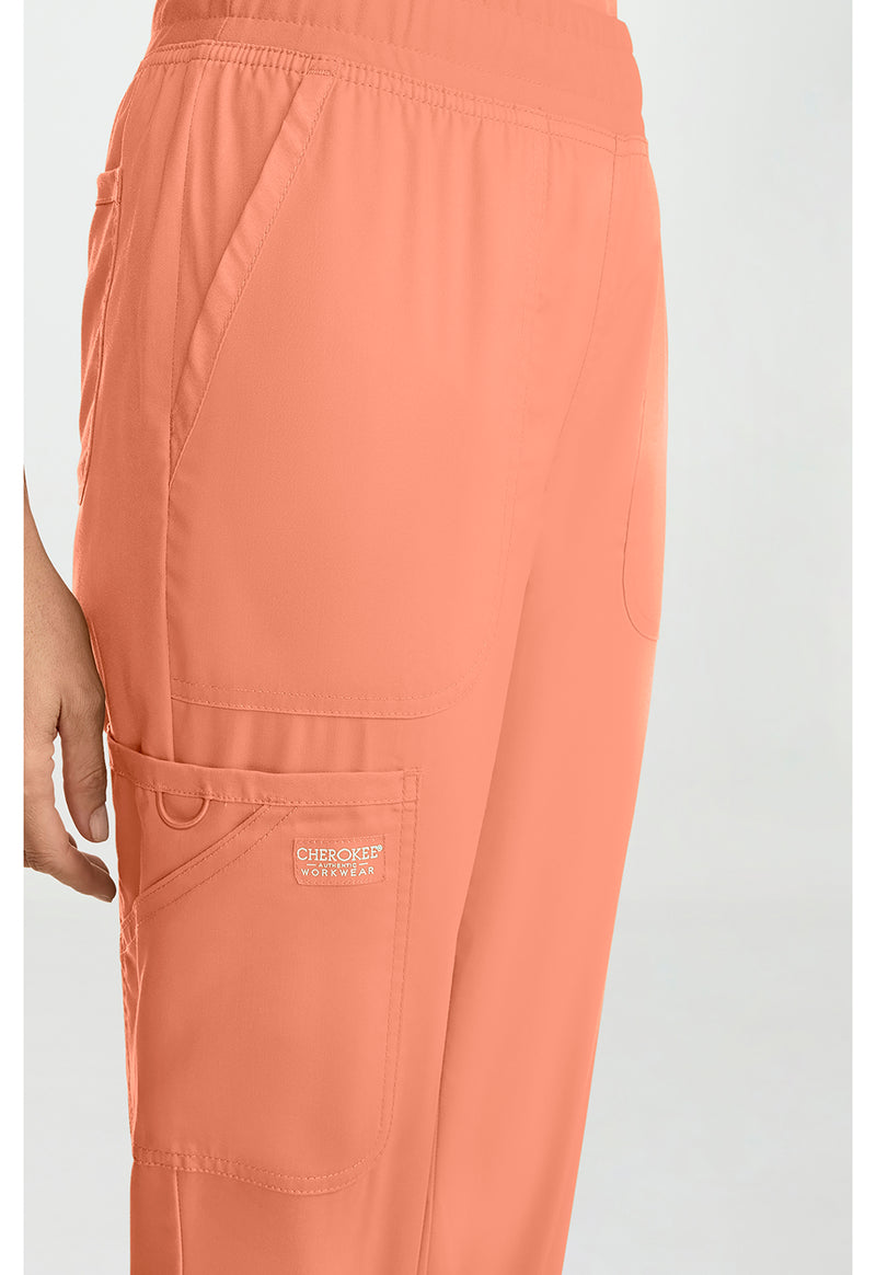 Papaya Juice - Cherokee Cherokee WW Revolution Women's Scrub Pants - Detail 2 View