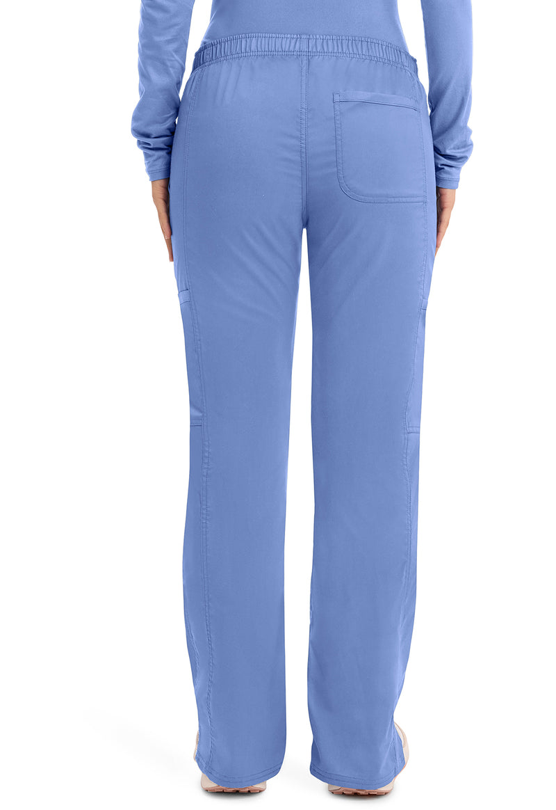 Ciel Blue - Cherokee WW Revolution Women's Scrub Pants - Back View