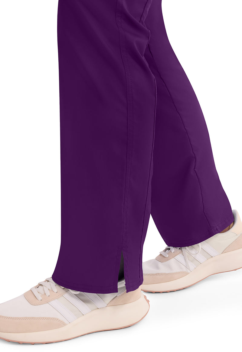 Eggplant - Cherokee Cherokee WW Revolution Women's Scrub Pants - Detail 4 View