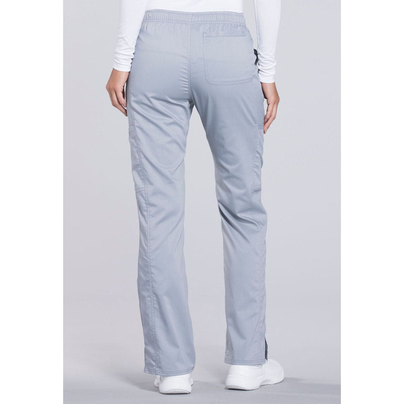 grey - Mid Rise Moderate Flare Drawstring Pant