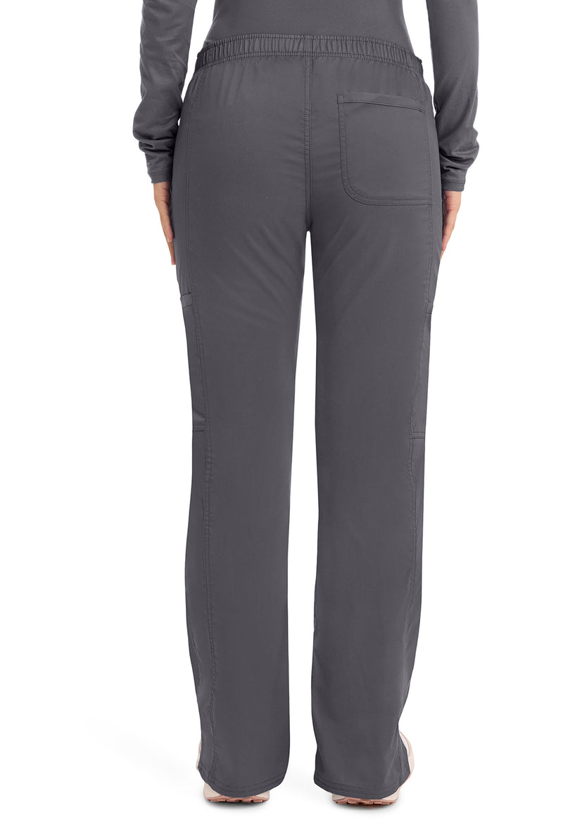 Pewter - Cherokee WW Revolution Women's Scrub Pants - Back View
