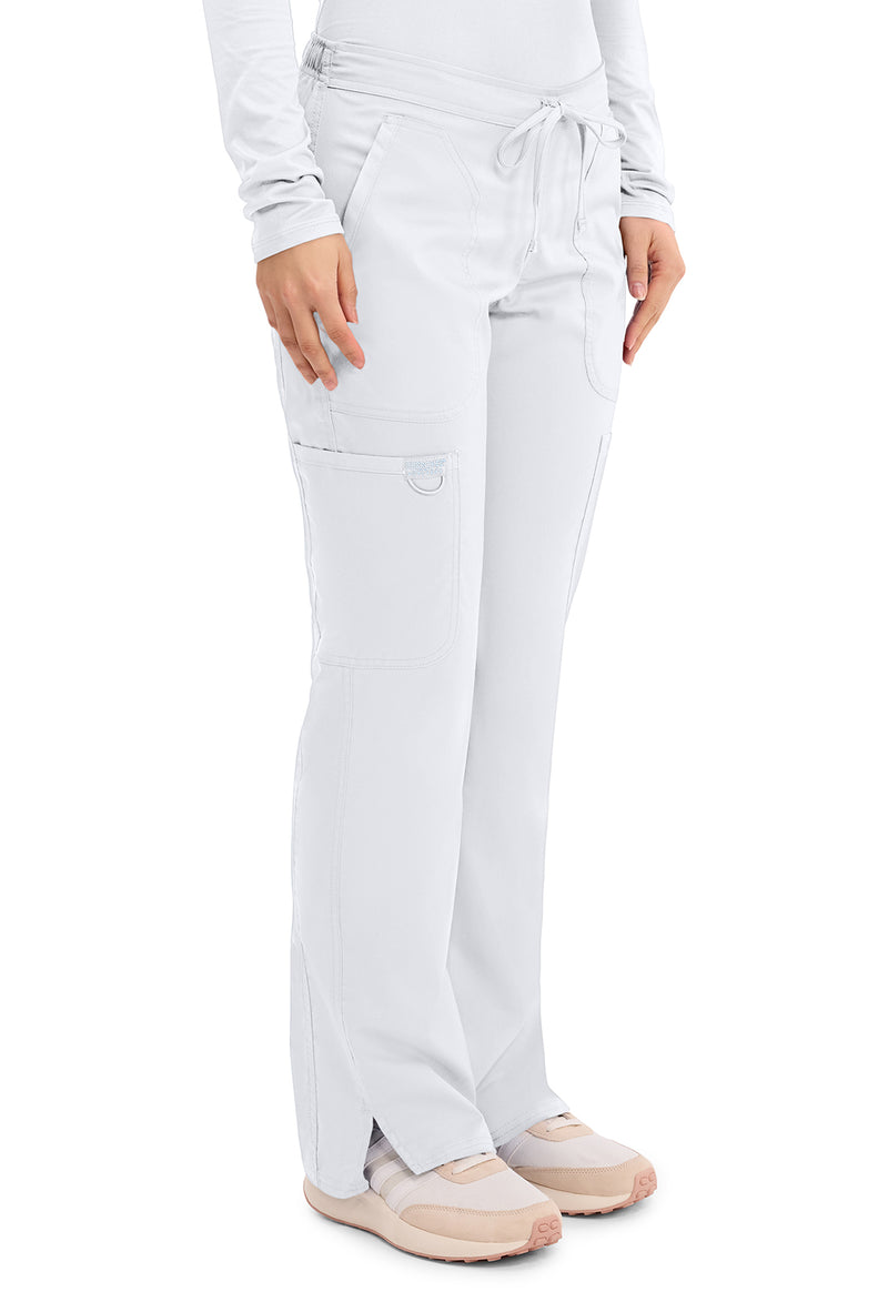 White - Cherokee Cherokee WW Revolution Women's Scrub Pants - Right Side View