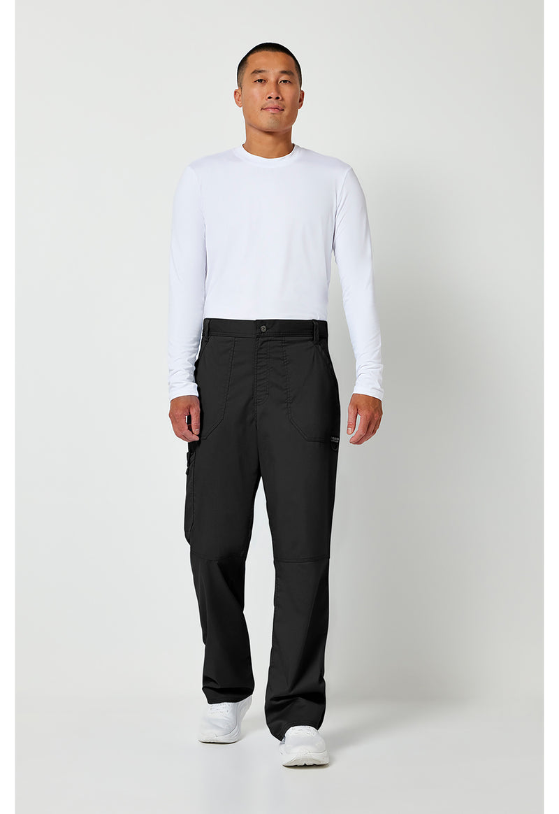 Black - Cherokee Cherokee WW Revolution Men's Scrub Pants - Detail 1 View