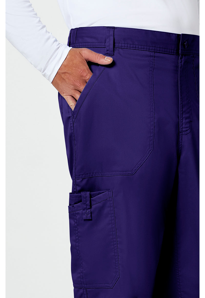 Grape - Cherokee Cherokee WW Revolution Men's Scrub Pants - Detail 3 View