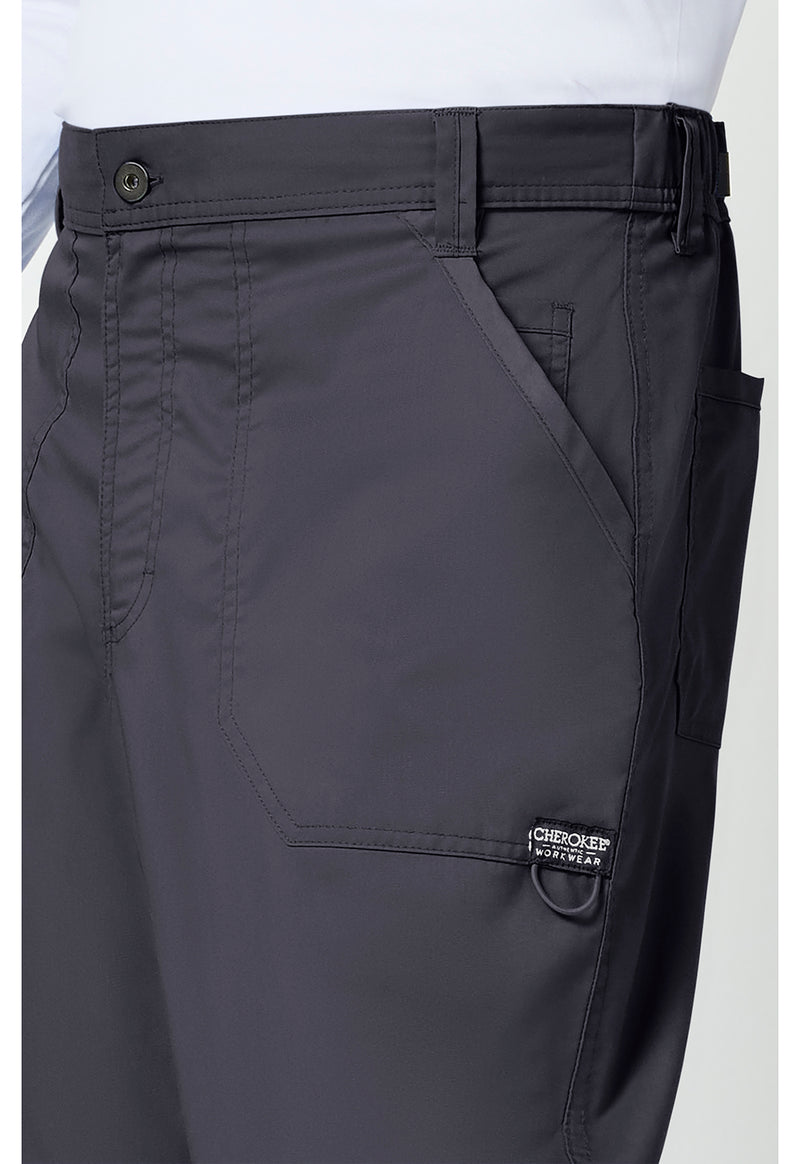 Pewter - Cherokee Cherokee WW Revolution Men's Scrub Pants - Detail 4 View