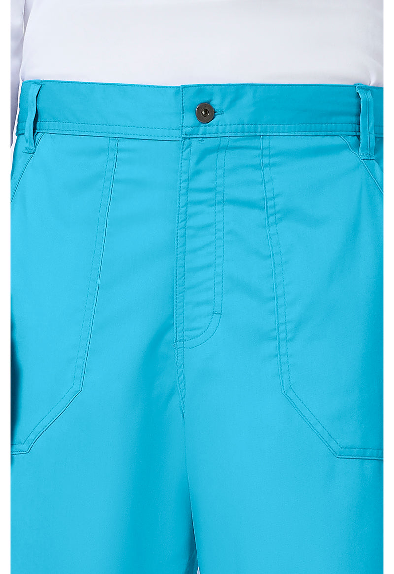 Turquoise - Cherokee Cherokee WW Revolution Men's Scrub Pants - Detail 2 View