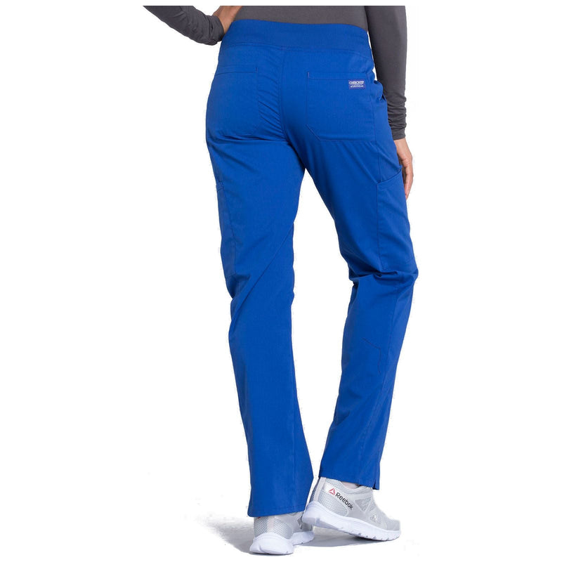 galaxy blue - Mid Rise Straight Leg Pull-on Cargo Pant
