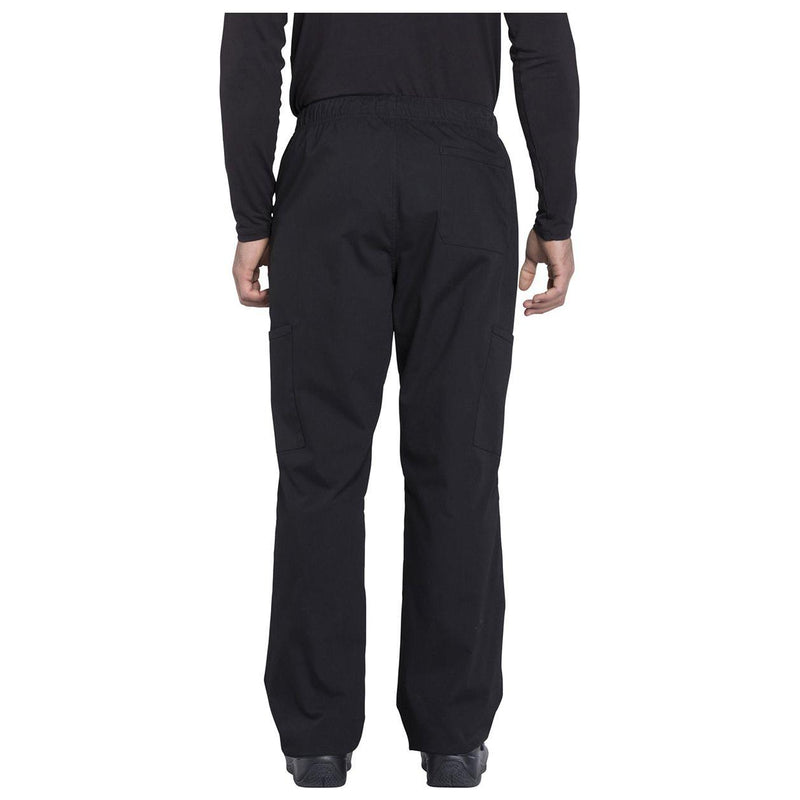 black - Men's Tapered Leg Fly Front Cargo Pant