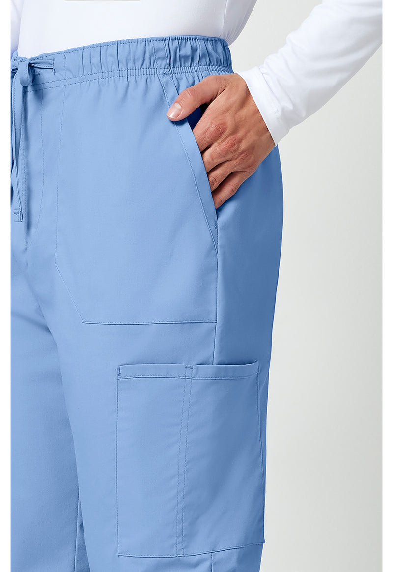 ciel blue - Men's Tapered Leg Fly Front Cargo Pant (View 4)