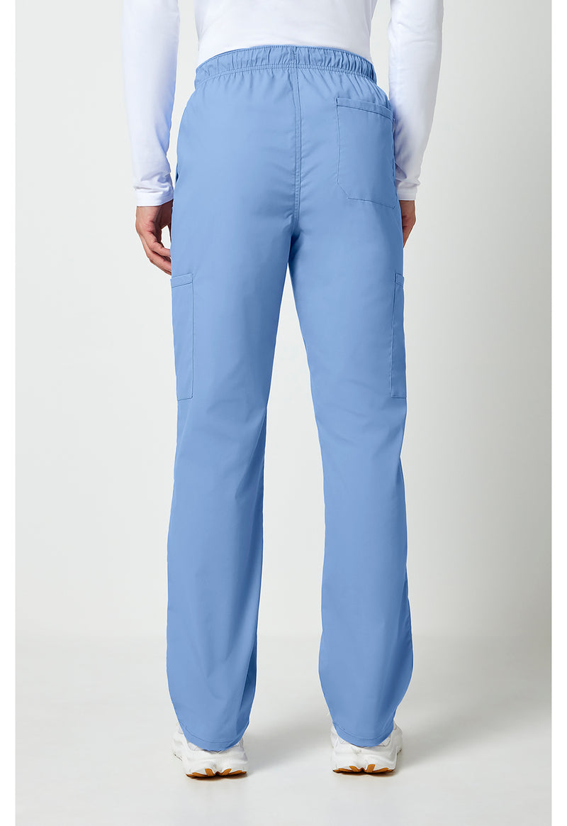 ciel blue - Men's Tapered Leg Fly Front Cargo Pant (Back)