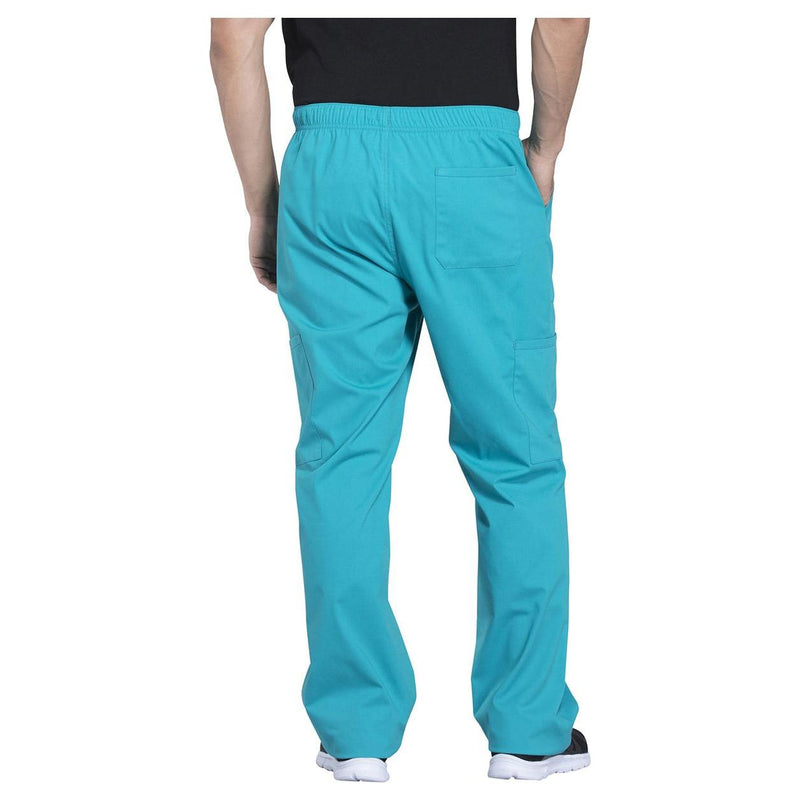 teal blue - Men's Tapered Leg Fly Front Cargo Pant