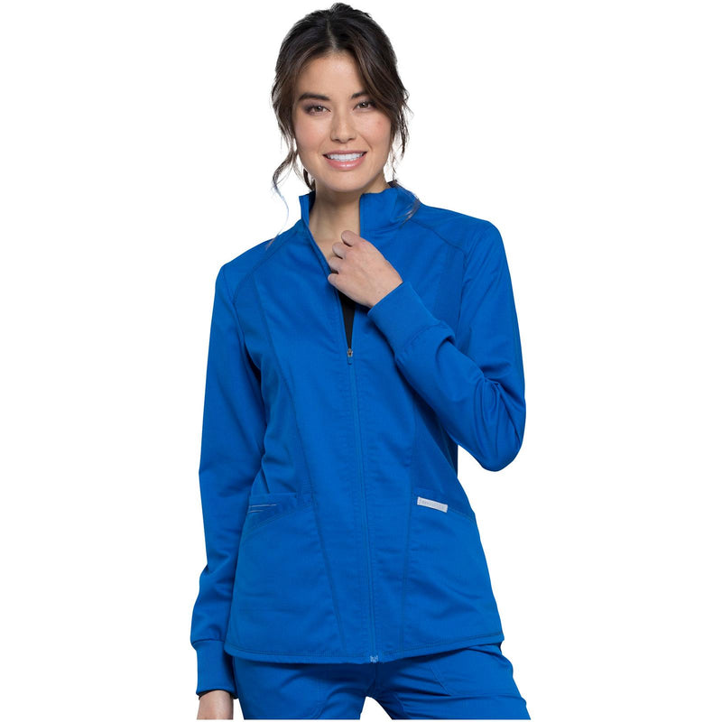 royal - Zip Front High-Low Jacket