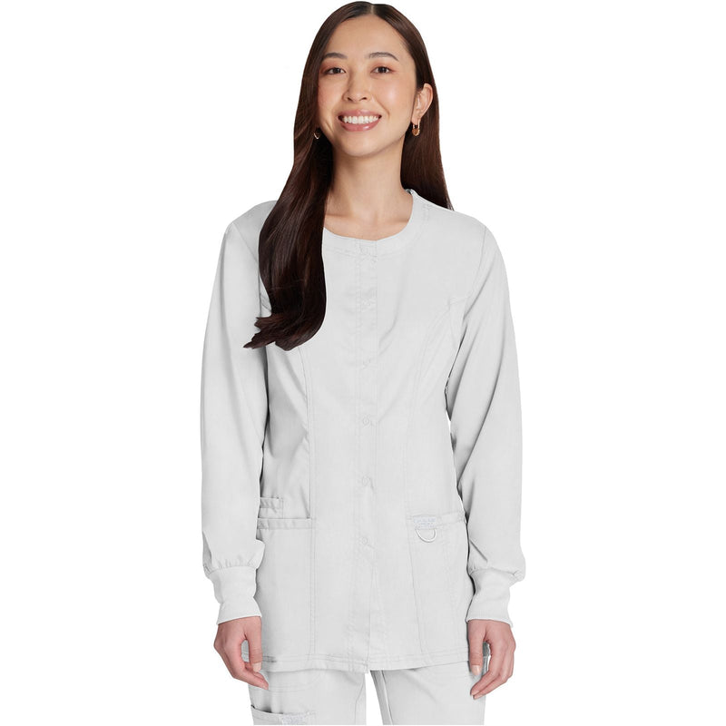 white - Snap Front Jacket