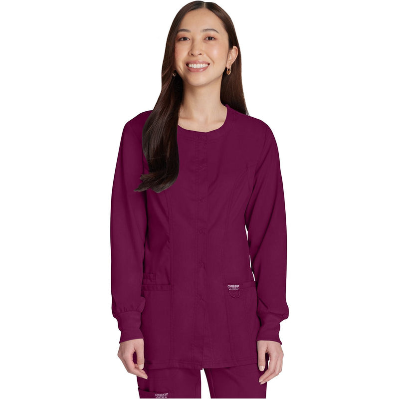 wine - Snap Front Jacket