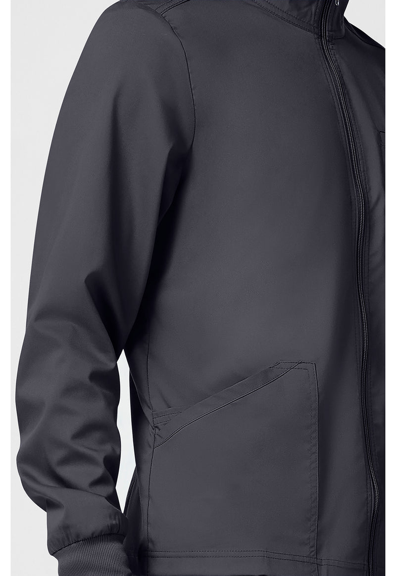Pewter - Cherokee Cherokee WW Revolution Men's Scrub Jacket - Detail 3 View